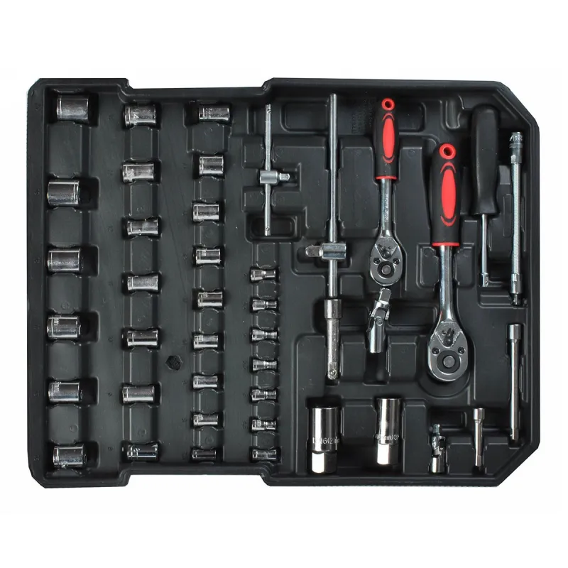 Trusa profesionala de scule cu 256 piese red-mag.ro