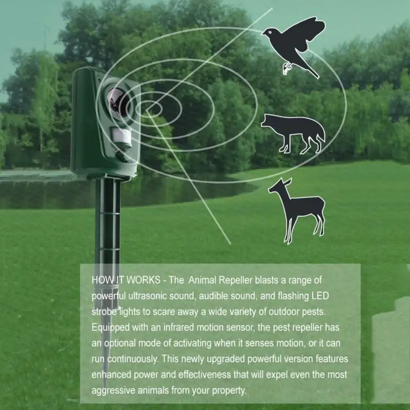 Aparat cu ultrasunete impotriva pasarilor, Animal Repeller