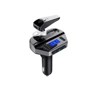 Kit modulator MP3 + Handsfree cu casca bluetooth V4.2+ EDR 2