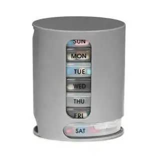 Organizator cu sertar pentru pastile / medicamente red-mag.ro