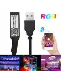 Banda Led decorativa pentru TV de 2m,cu usb bluetooth Wifi RGB