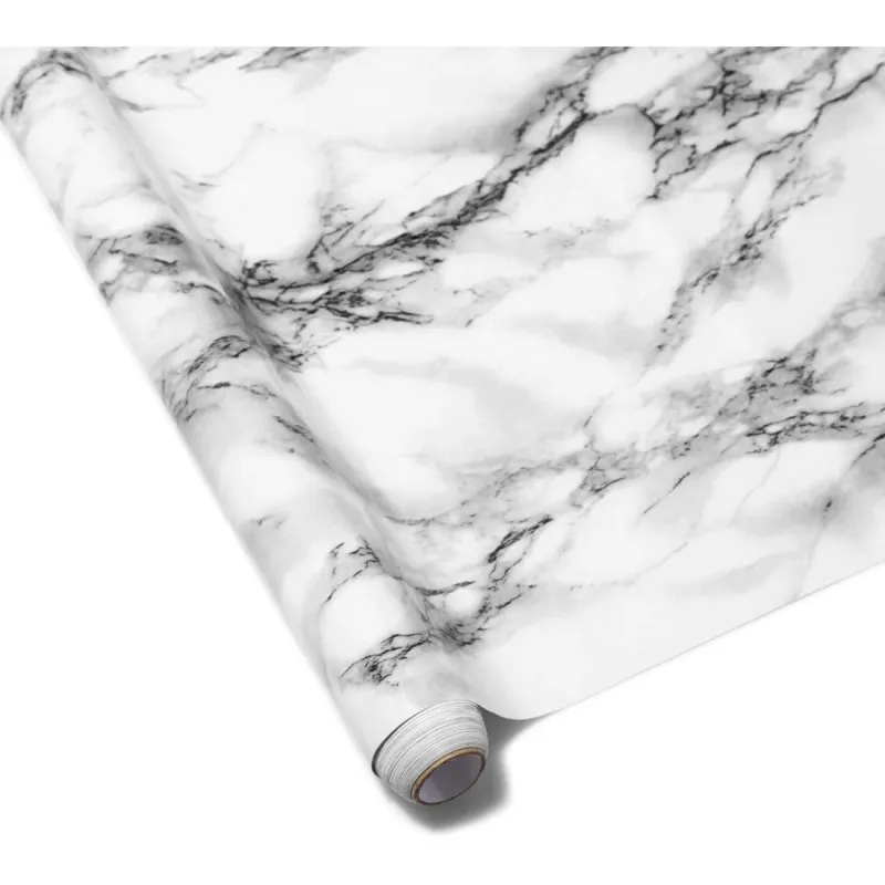 Autocolant autoadeziv tip marmura 61X200 cm-2 Buc red-mag.ro