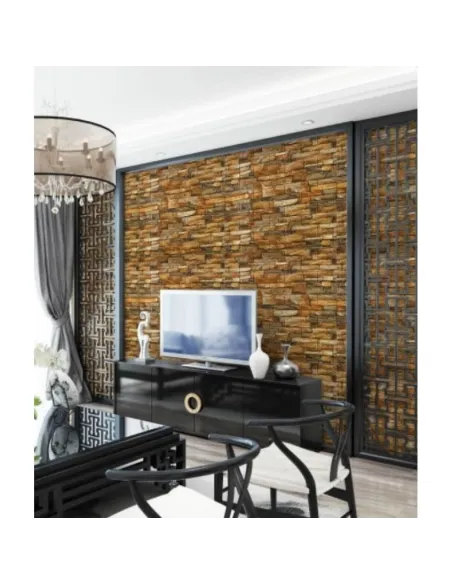 Set 5 Bucati tapet autoadeziv 3 d 70X70 cm piatra diverse