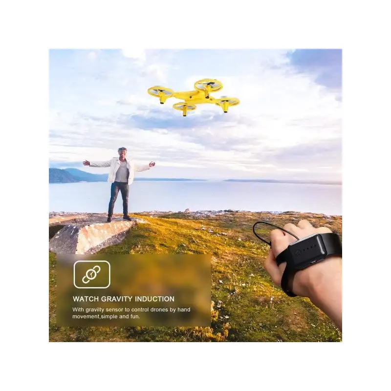 Drona anticoliziune, Quadcopter, Inductie, Gesture Control