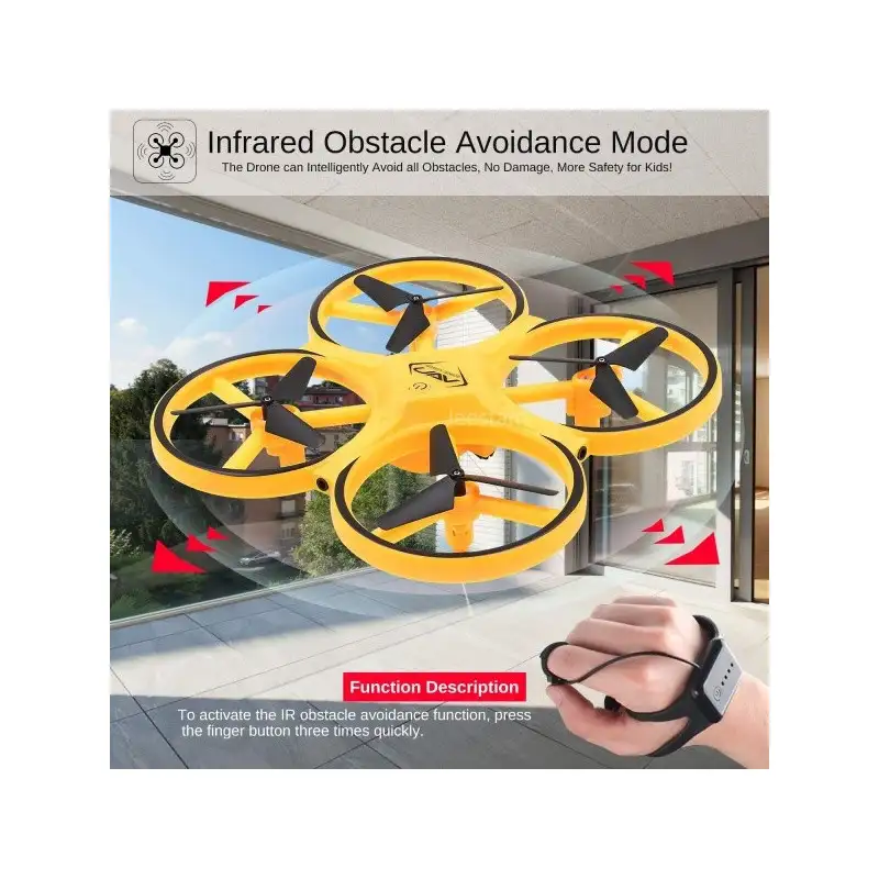 Drona anticoliziune, Quadcopter, Inductie, Gesture Control