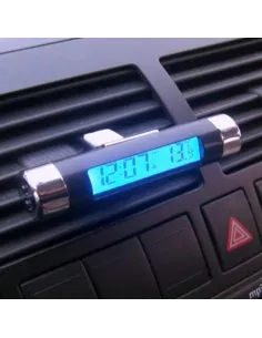 Ceas digital iluminat cu termometru pentru autovehicul 2