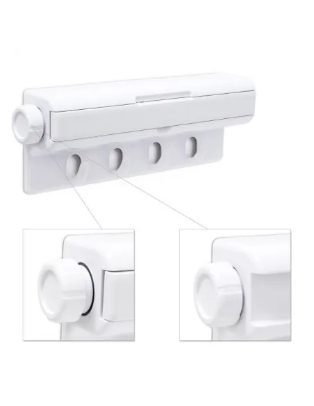 Uscator de rufe retractabil cu 4 sarme red-mag.ro