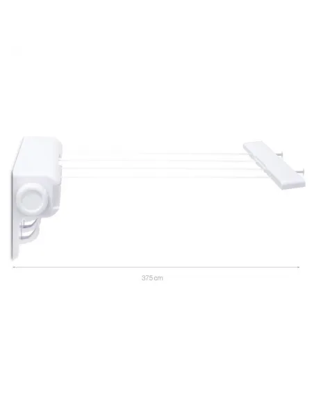 Uscator de rufe retractabil cu 4 sarme red-mag.ro