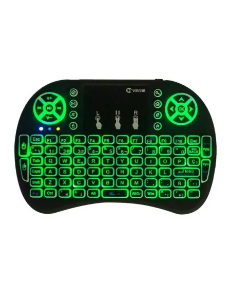 Tastatura iluminata Wireless I8 Air Mouse cu touchpad red-mag.ro