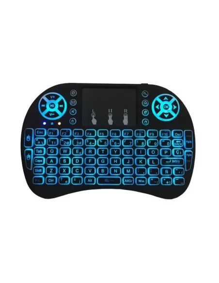 Tastatura iluminata Wireless I8 Air Mouse cu touchpad red-mag.ro