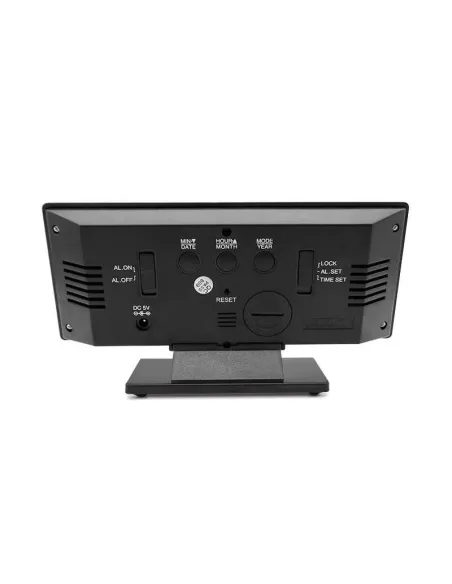 Ceas digital LED cu oglinda, litere mari, USB, temperatura