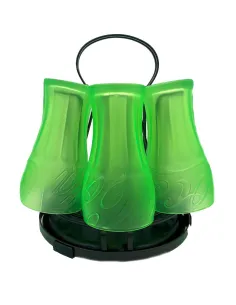 Suport pahare din metal, pentru 6 pahare, 23 cm