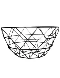 Cos de fructe rotund metalic, diametru 27 cm
