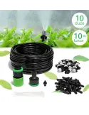 Kit pentru racit terasa, cu vapori de apa, furtun de 10 m si 10