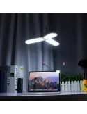 Lampa LED cu 3 brate mobile ajustabile, E27 6500K 45W, Alb Rece