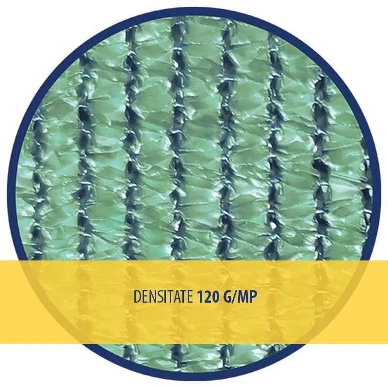 PLASA UMBRIRE 2 x 50 M - VERDE - 120 g/mp red-mag.ro