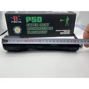 Lanterna Led P50 2021,Zoom, 3 moduri 2 acumulatori 18650 2