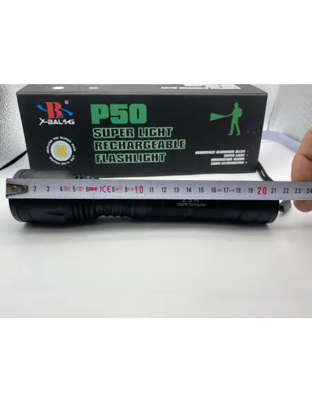 Lanterna Led P50 2021,Zoom, 3 moduri 2 acumulatori 18650