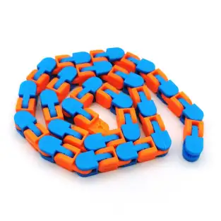 Set 2 x Jucarie Chain Bracelet Snake Puzzle, diverse culori