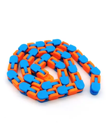 Set 2 x Jucarie Chain Bracelet Snake Puzzle, diverse culori