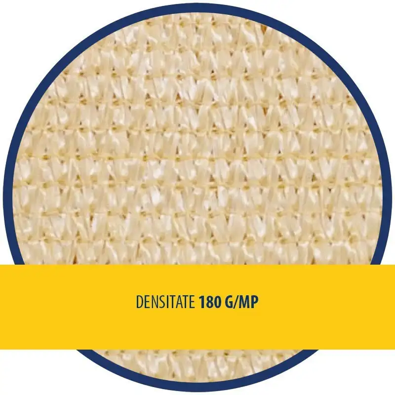 PLASA UMBRIRE 180 G/MP, 3 x 3 M, CREM, 4 INELE red-mag.ro