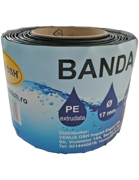 BANDA PICURARE 6 MIL, 1.1 L, 17 MM, PAS 10 CM, 150 M (LA)