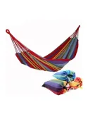 Hamac multicolor 180x80cm, cu husa de transport, red-mag.ro