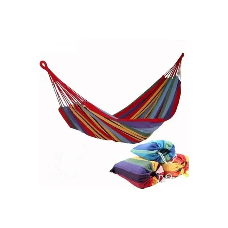 Hamac multicolor 180x80cm, cu husa de transport, red-mag.ro