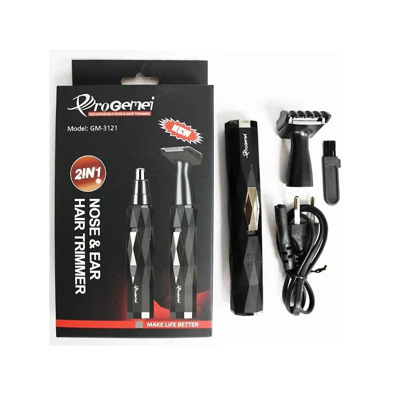 Trimer 2 in 1 ProGemei GM-3121 red-mag.ro