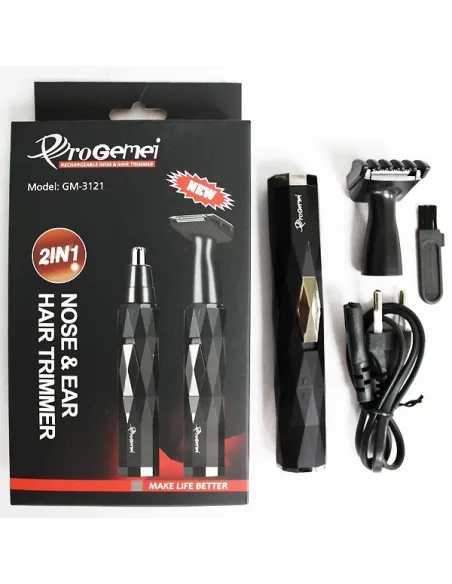 Trimer 2 in 1 ProGemei GM-3121 red-mag.ro