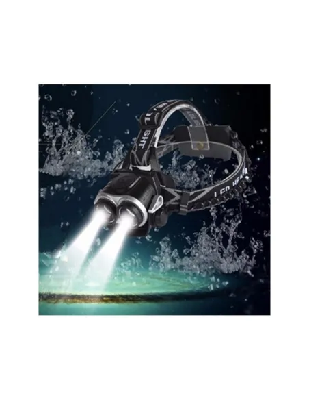 Lanterna cap LED CREE IPX-6, 2 x Acumulator 18650, USB
