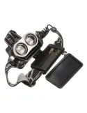 Lanterna cap LED CREE IPX-6, 2 x Acumulator 18650, USB