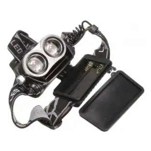 Lanterna cap LED CREE IPX-6, 2 x Acumulator 18650, USB