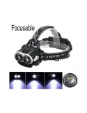 Lanterna cap LED CREE IPX-6, 2 x Acumulator 18650, USB