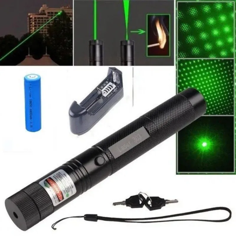 Laser Led Verde HY 303, 1km red-mag.ro