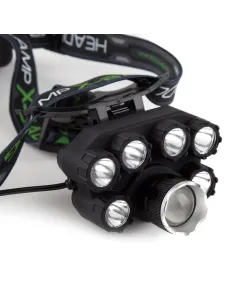Lanterna de cap 7 Led Xt6 Cree, 2 Acumulatori 3,7v