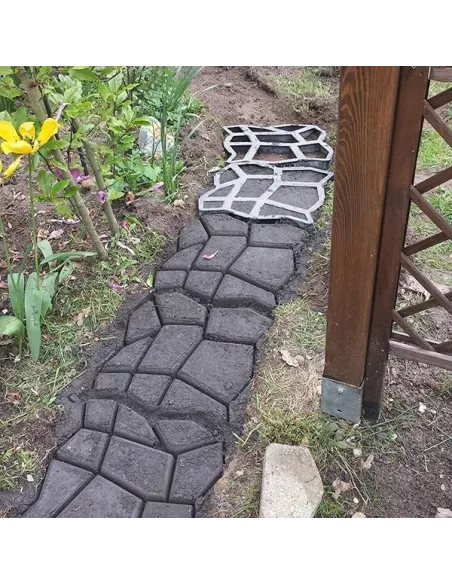 Sablon pentru pavele neregulate, matrita pentru piatra