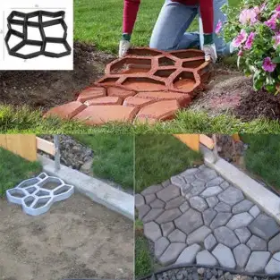 Sablon pentru pavele neregulate, matrita pentru 2