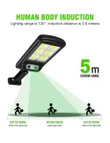 Proiector solar 120 COB LED cu telecomanda red-mag.ro