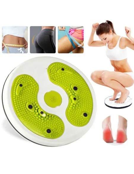 Disc rotativ cu corzi pentru fitness, Waist Twisting