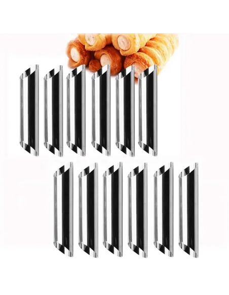 Set 12 forme cilindrice pentru prajituri