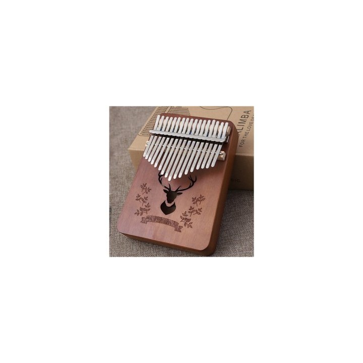 KALIMBA Deer Pattern, Mini Pian, instrument muzical portabil