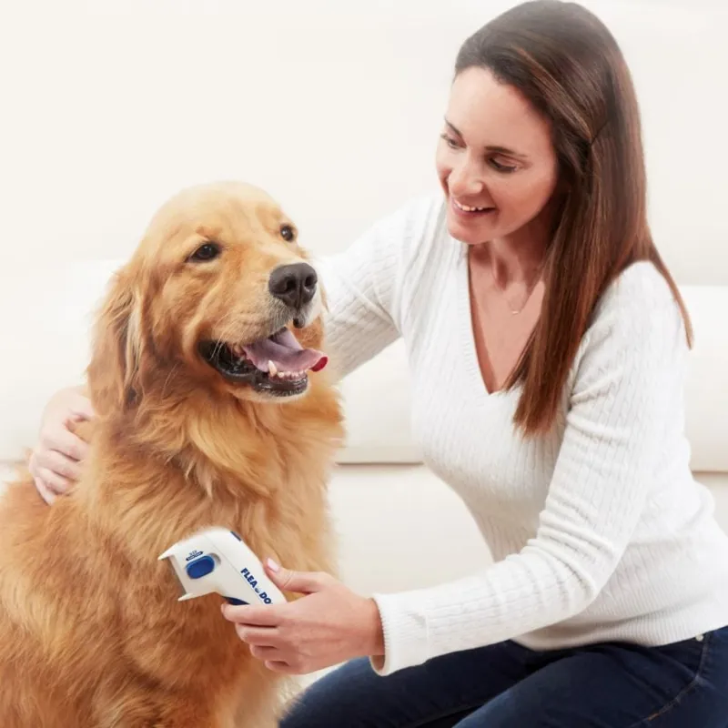 Pieptene de purici, pentru caini si pisici - Flea Doctor