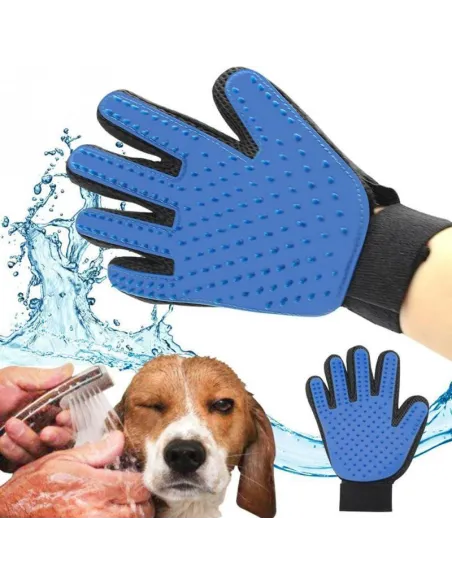 Manusa cu perie pentru animale red-mag.ro