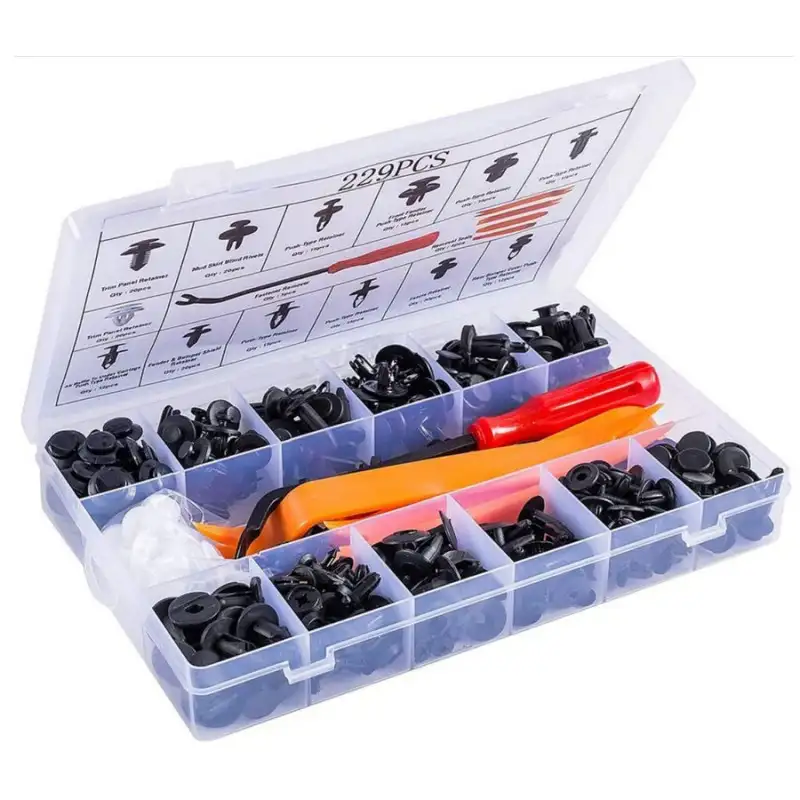 Set 229 buc, clipsuri, bulbi auto W11315 WENCHANG red-mag.ro