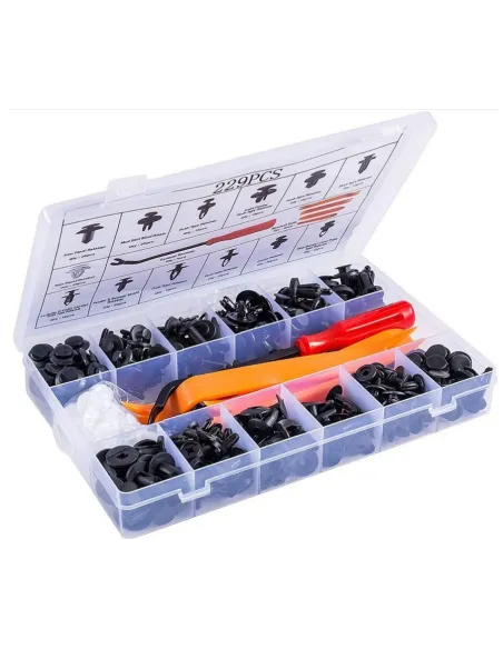 Set 229 buc, clipsuri, bulbi auto W11315 WENCHANG red-mag.ro