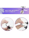 Bila Flying Ball elicopter cu inducție cu infraroșu si lumini