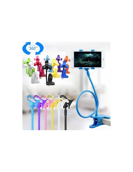 Set 2 bucati - Suport flexibil pentru telefon, clips de