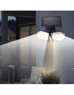 Proiector solar dublu 120 LED SMD cu senzor de miscare, ip 65 2