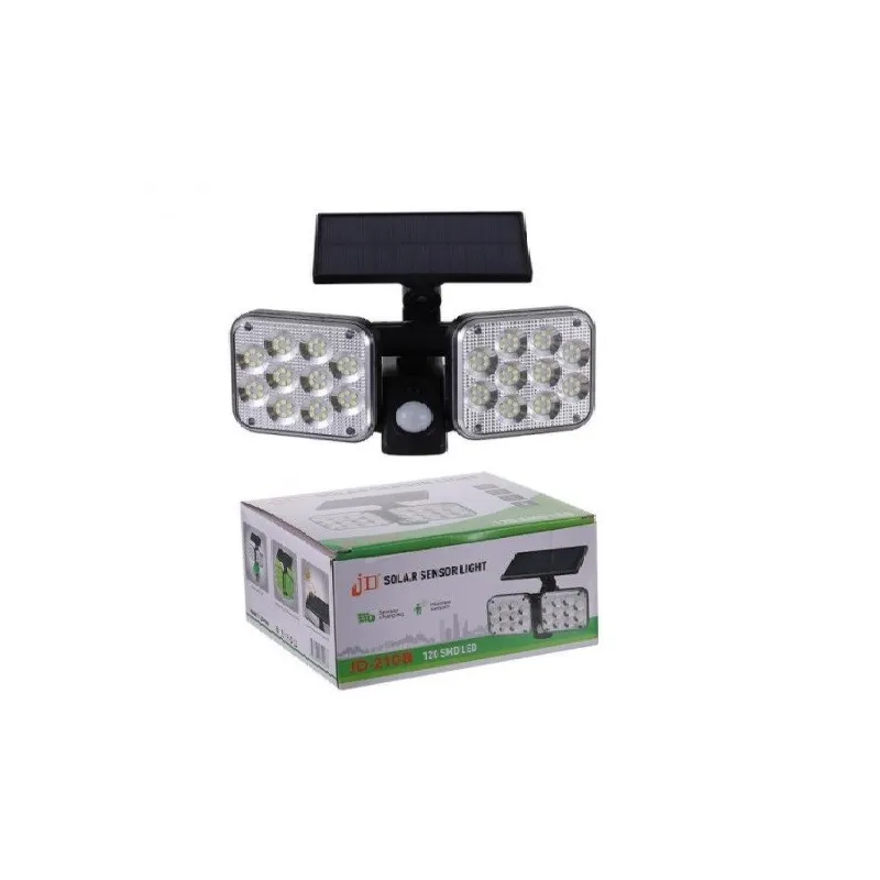 Proiector solar dublu 120 LED SMD cu senzor de miscare, ip 65